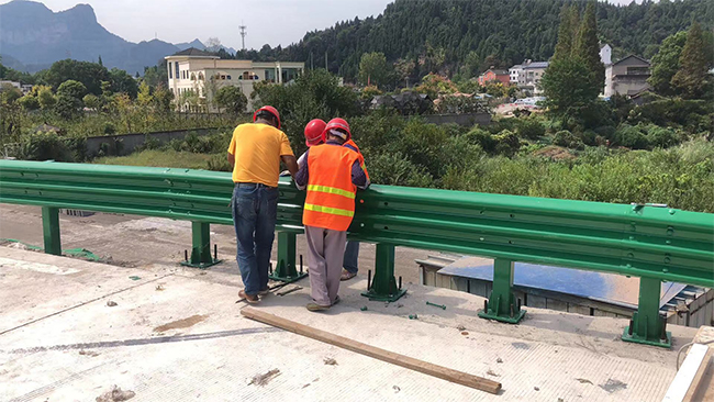 广安高速公路护栏板的维护确保道路安全的关键环节